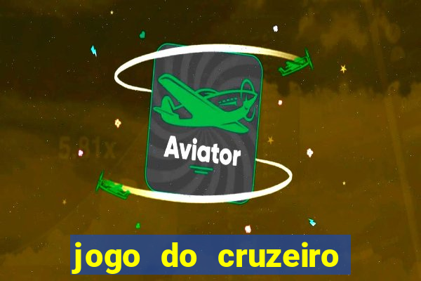 jogo do cruzeiro hoje ao vivo sportv