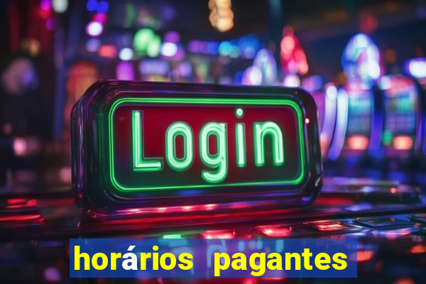 horários pagantes fortune tiger madrugada