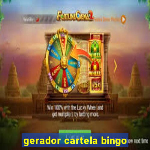 gerador cartela bingo