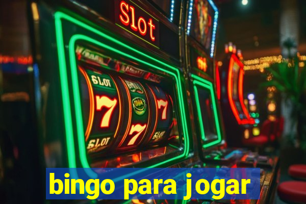 bingo para jogar