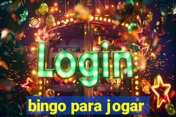 bingo para jogar