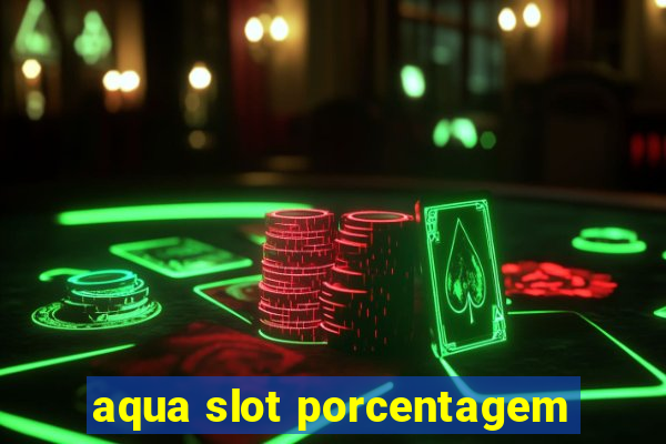 aqua slot porcentagem