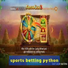 sports betting python