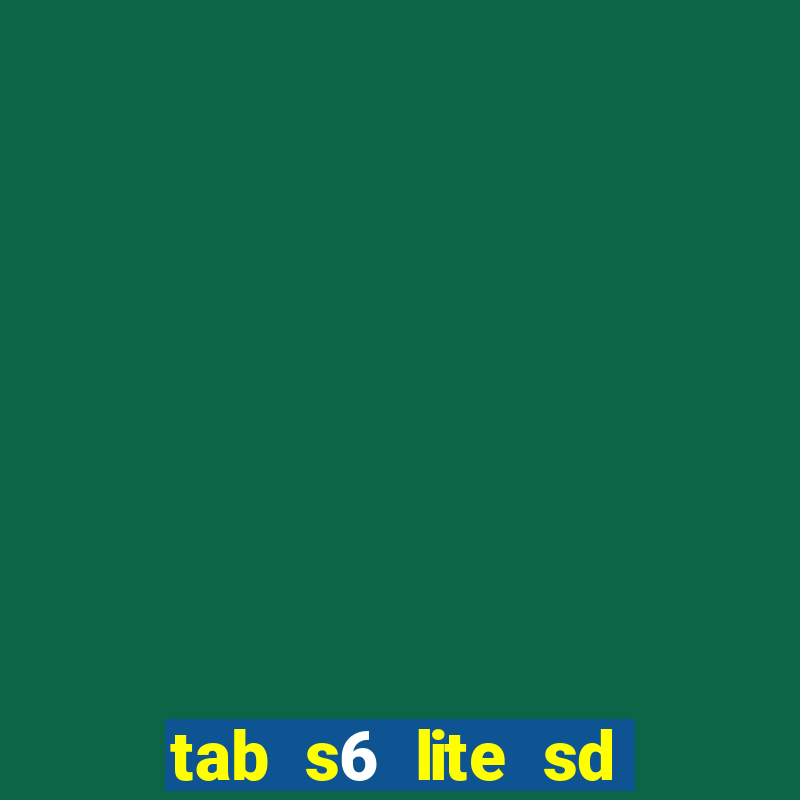 tab s6 lite sd card slot