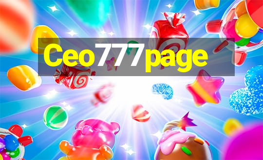 Ceo777page