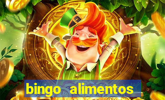 bingo alimentos para imprimir