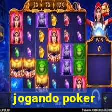 jogando poker