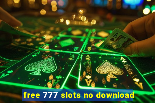 free 777 slots no download