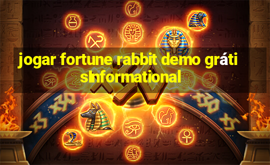 jogar fortune rabbit demo grátisInformational