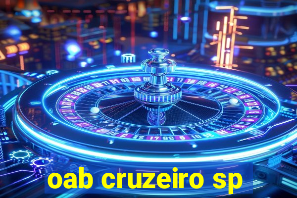 oab cruzeiro sp