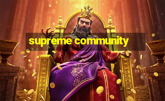 supreme community