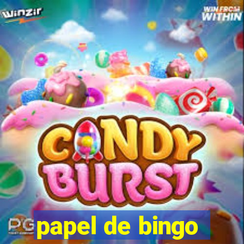 papel de bingo