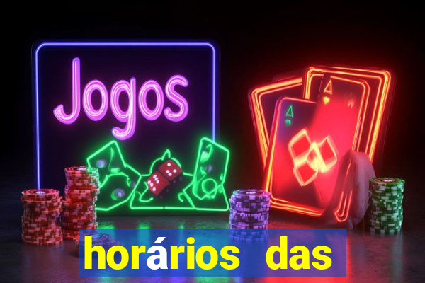 horários das plataformas de jogos