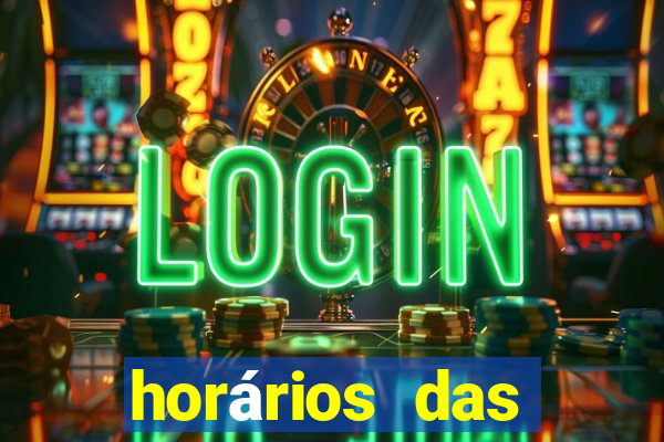 horários das plataformas de jogos