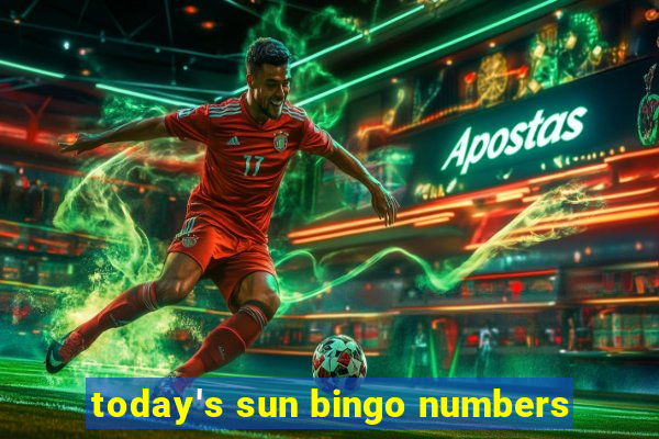 today's sun bingo numbers