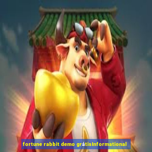 fortune rabbit demo grátisInformational