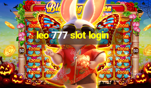 leo 777 slot login