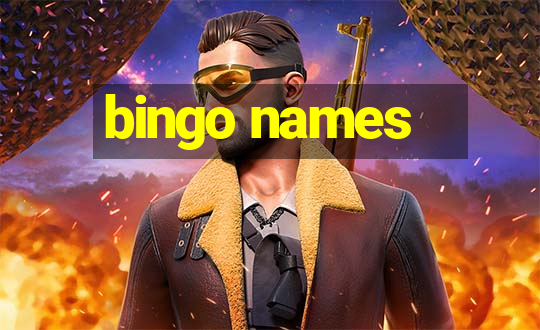 bingo names