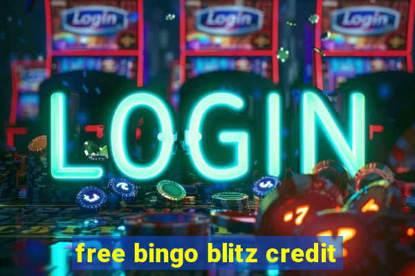 free bingo blitz credit