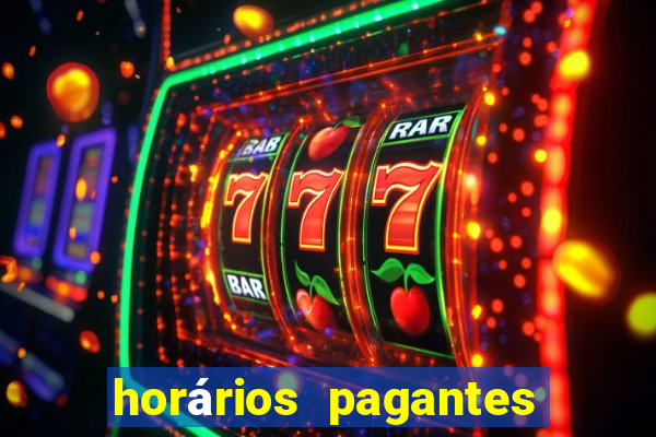 horários pagantes do fortune tiger