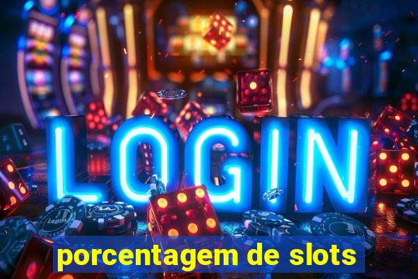 porcentagem de slots