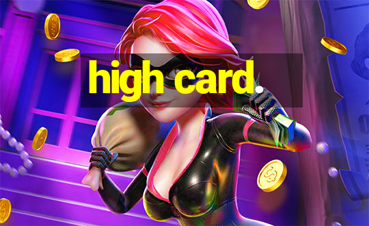 high card.