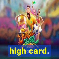 high card.