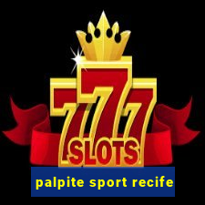 palpite sport recife