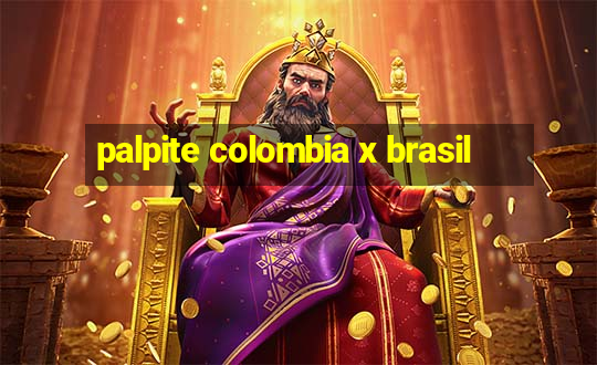 palpite colombia x brasil