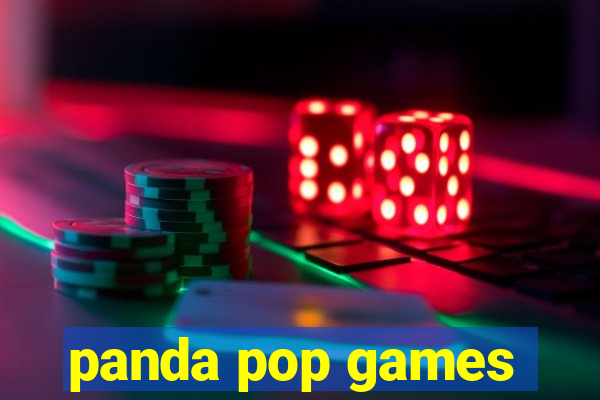 panda pop games