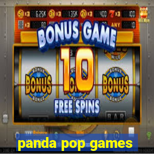 panda pop games