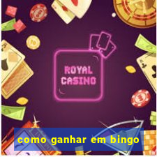 como ganhar em bingo