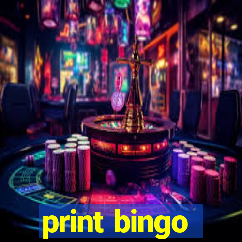 print bingo