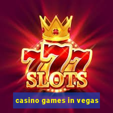 casino games in vegas