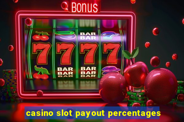 casino slot payout percentages