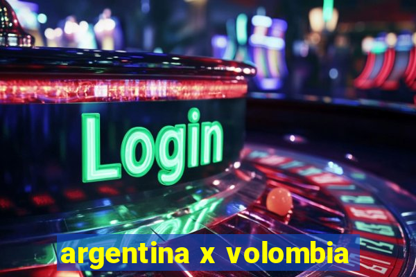 argentina x volombia