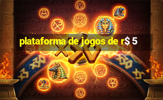 plataforma de jogos de r$ 5