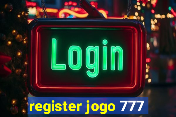 register jogo 777