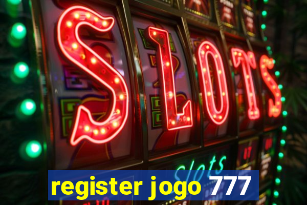 register jogo 777