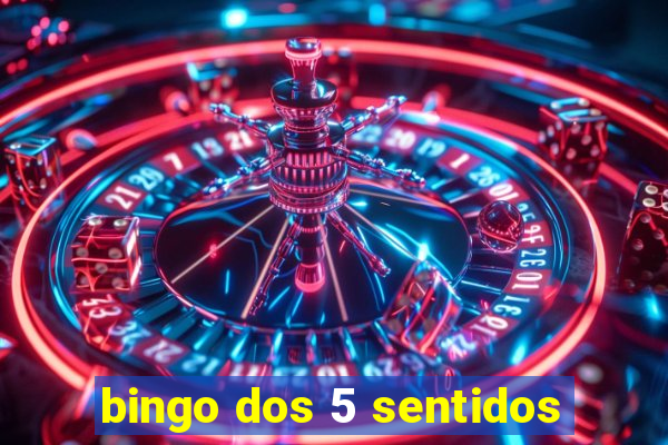 bingo dos 5 sentidos