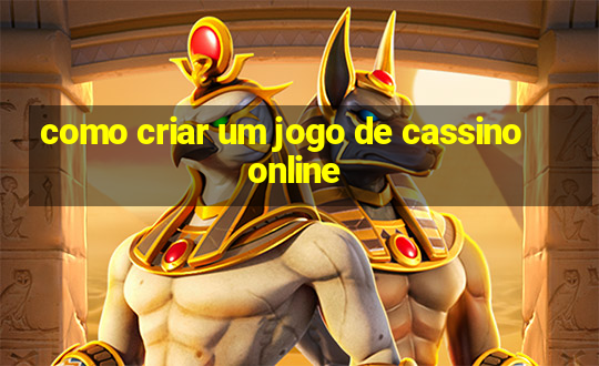 como criar um jogo de cassino online