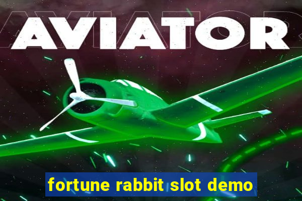 fortune rabbit slot demo