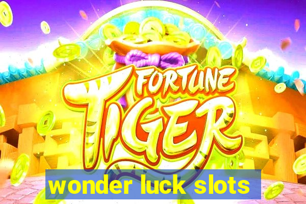 wonder luck slots