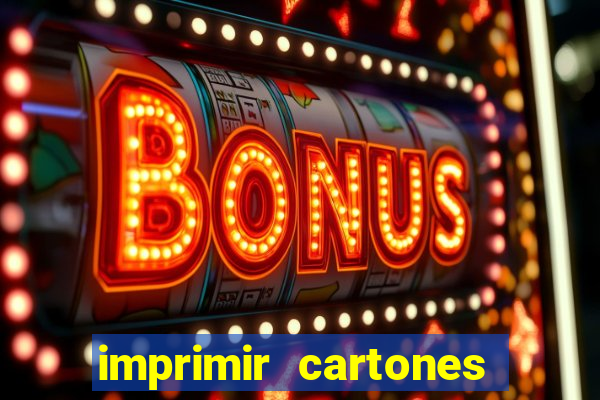 imprimir cartones de bingo