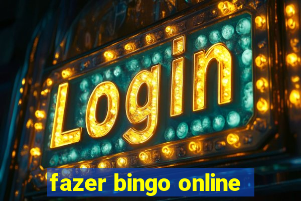 fazer bingo online