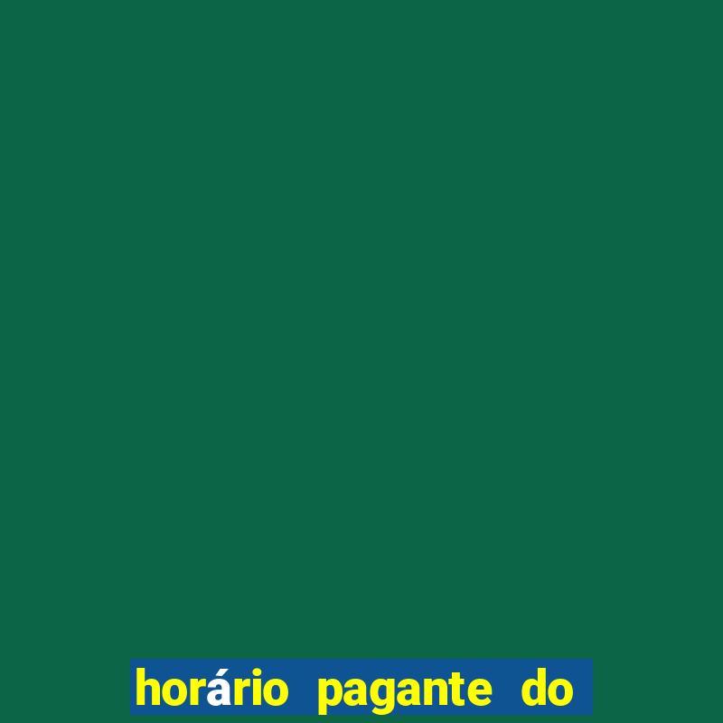 horário pagante do fortune dragon