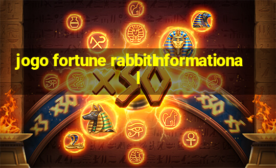 jogo fortune rabbitInformational