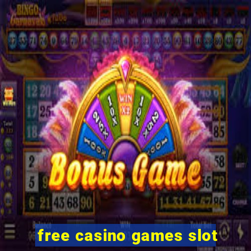 free casino games slot