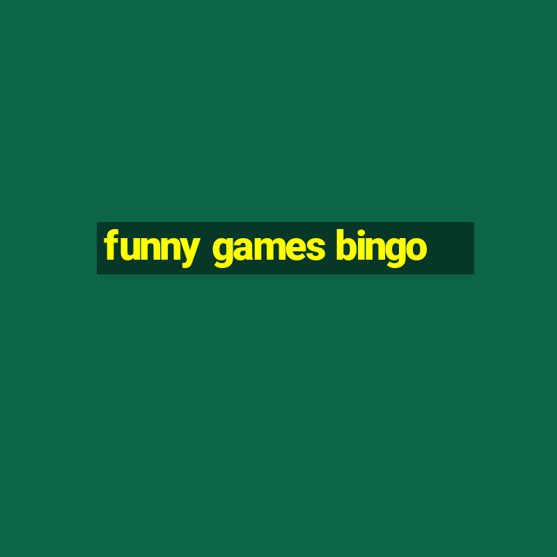 funny games bingo