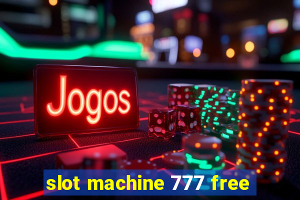 slot machine 777 free